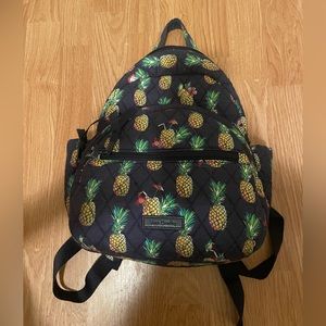 Pineapple Vera Bradley Mini Backpack